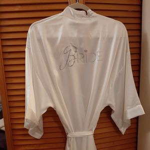 White Bridal Robe